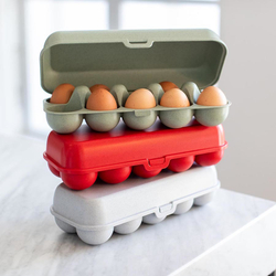 Коробка для яиц Koziol Eggs to Go Organic белая