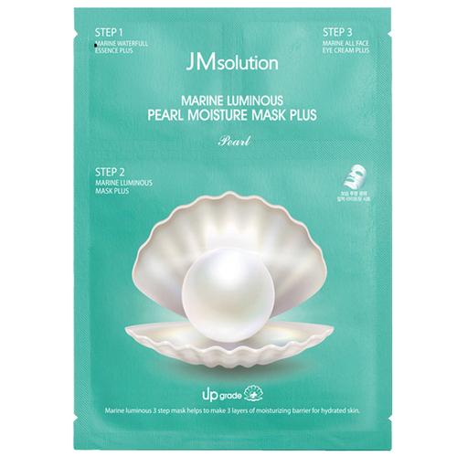 Трёхшаговый увлажняющий комплекс с жемчугом JMsolution Marine Luminous Pearl Deep Moisture Mask, 1шт (30мл)