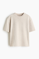 Тонкая трикотажная футболка — стандартная длина, оверсайз - H&M
