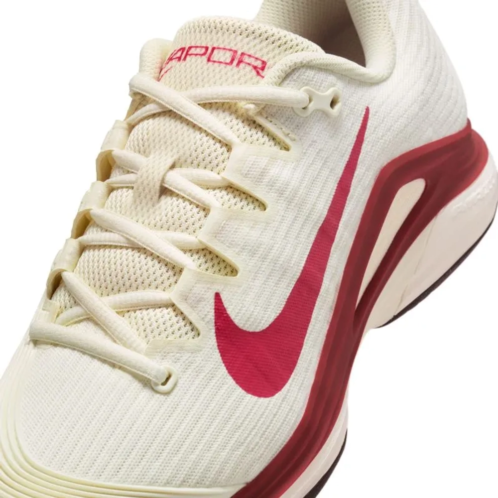 Женские теннисные кроссовки Nike Zoom Vapor 12 - pale ivory/rush pink/sail/team red