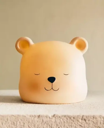 ZARA HOME Детский ночной светильник в форме медвежонка, бежевый