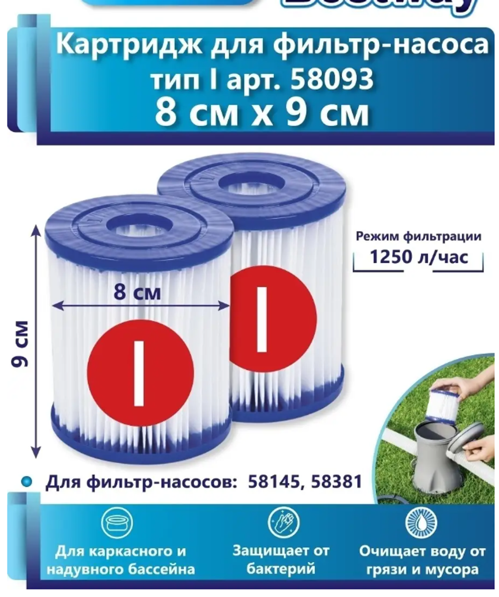 Картридж тип I для ФИЛЬТРА 58093