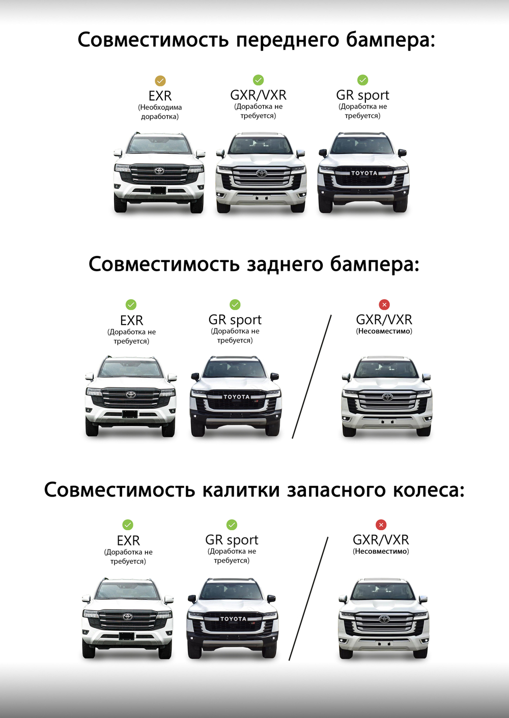 Бампер силовой задний BMS PRO-Line для Тойота Ленд Крузер 300