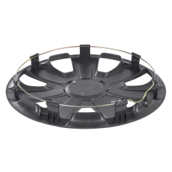 Колпаки R15 Gamma 4шт (черно-матовые) ABS-пластик ARNEZI A0702050