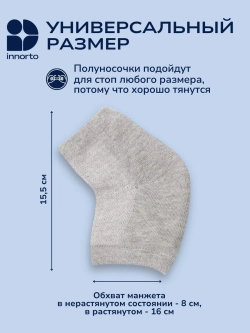 Напяточники силиконовые от трещин, 2 шт
