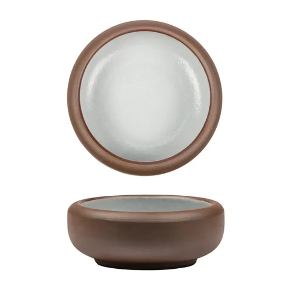 Салатник 200 мл d 11 cм h4 cм емкость для закусок White Matt New Brown Taiga P.L. [6]