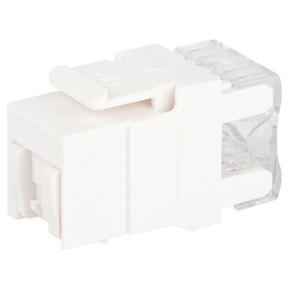 Коннектор ЭРА ОФИС 18-8002-01 RJ45 CAT6 UTP Keystone цвет белый | ЭРА Люки