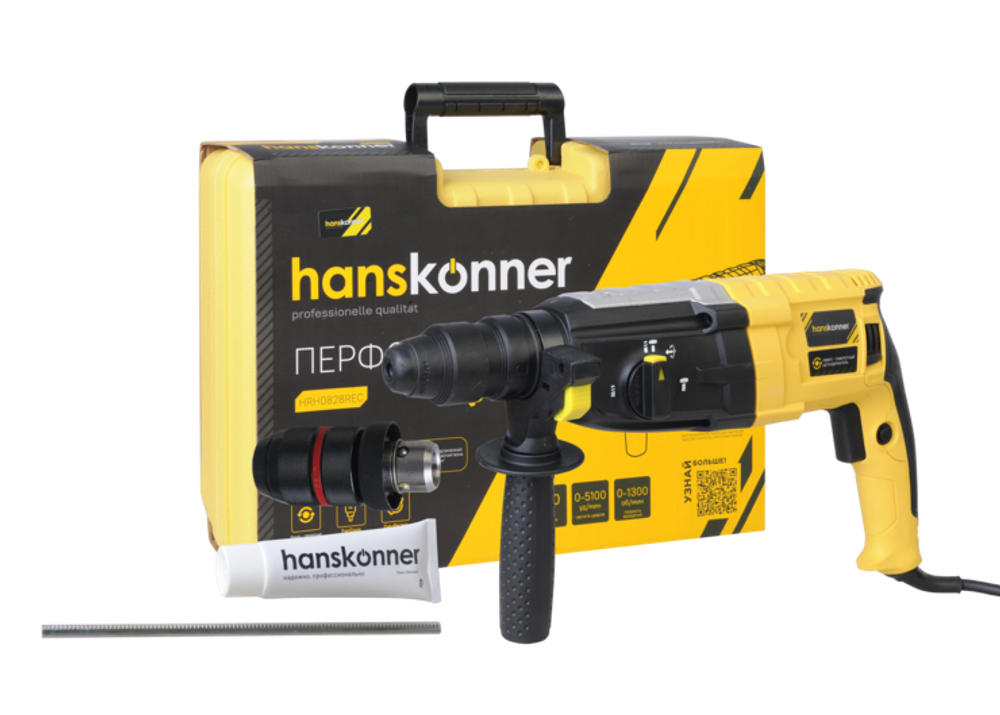 Перфоратор SDS Plus Hanskonner HRH0828REC Перфоратор SDS Plus Hanskonner HRH0828REC