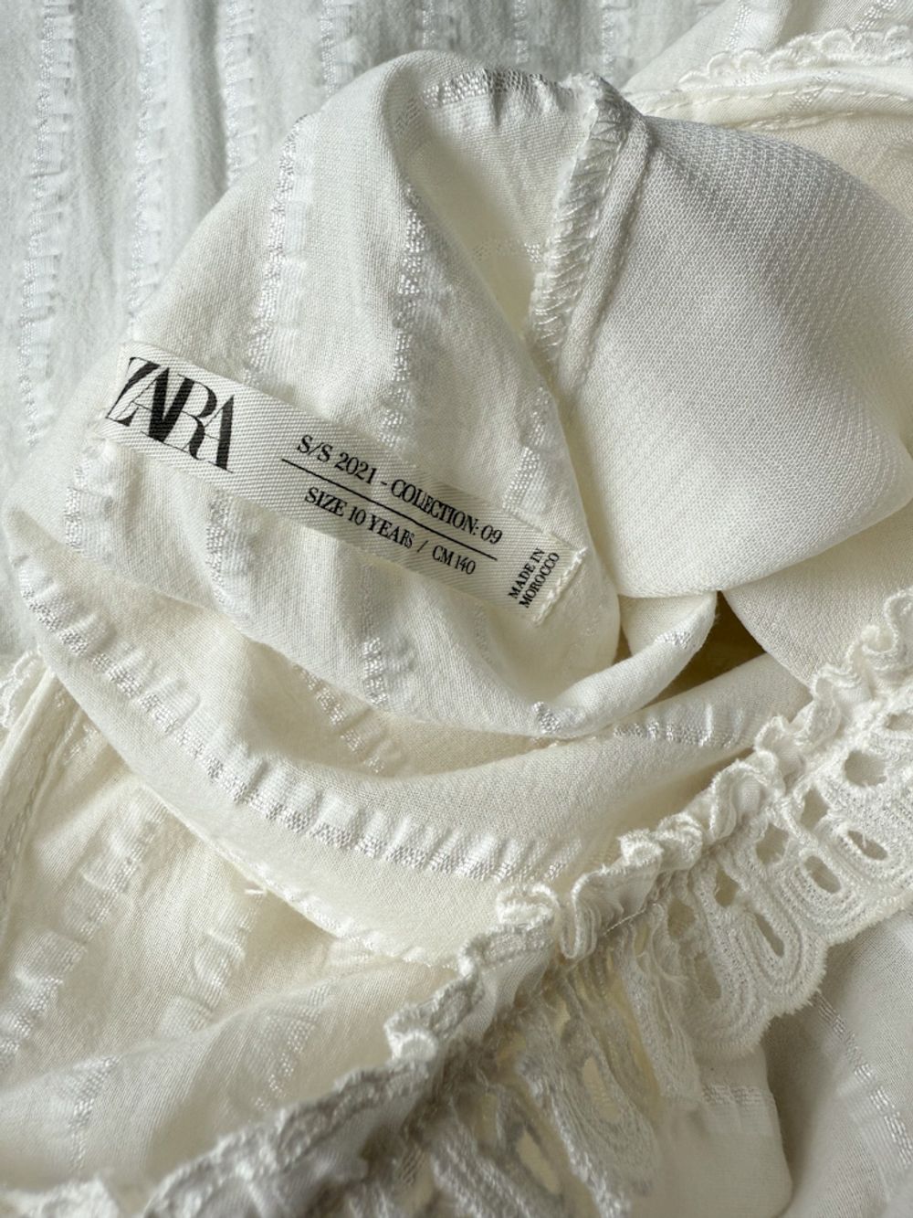 Хлопковое платье Zara, 140