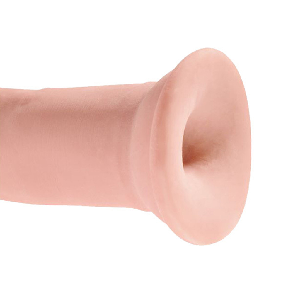Телесный фаллоимитатор-реалистик 26,7см на присоске PipeDream King Cock Plus 9 Triple Density Dildo Cock Flesh 5716-21