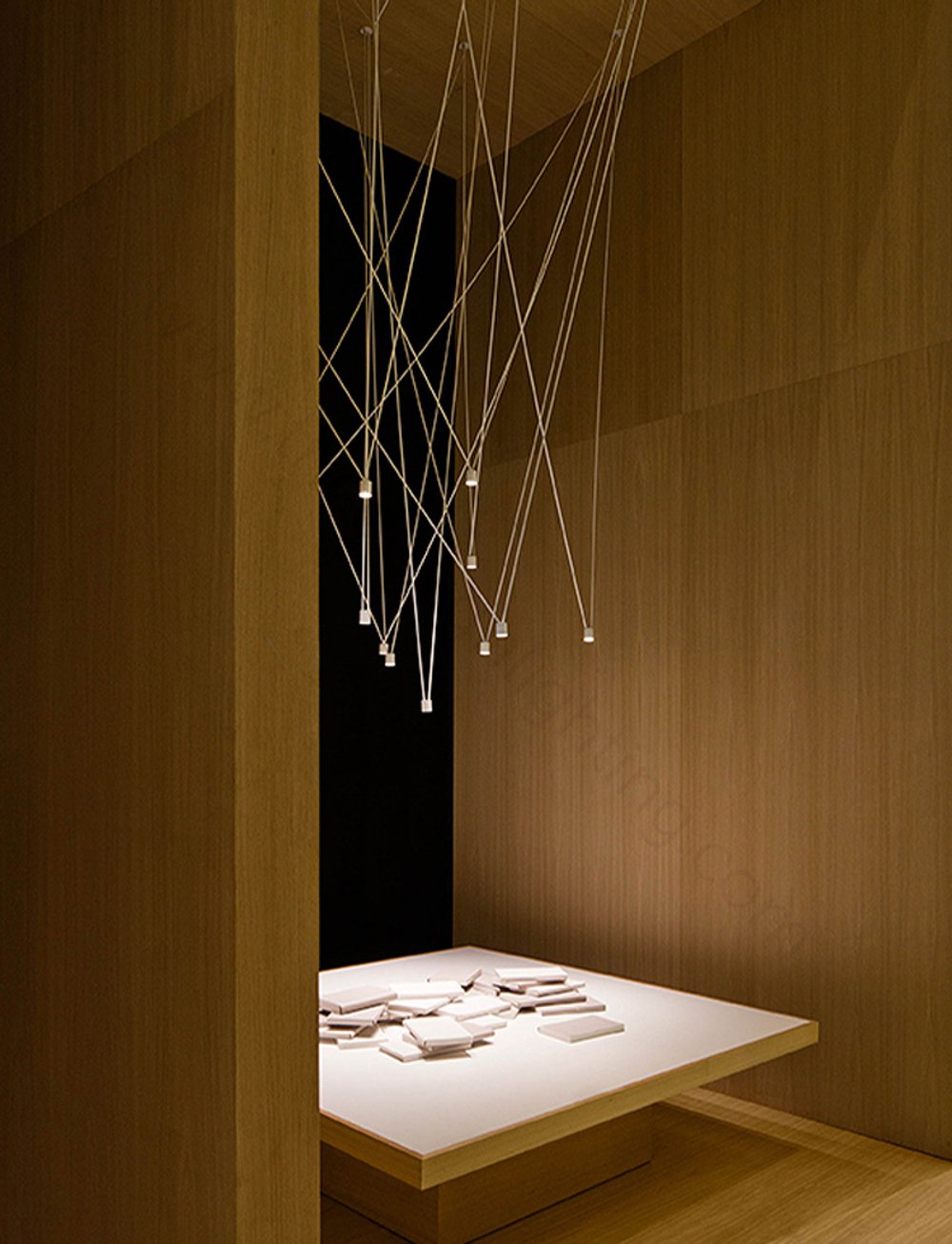 Pendant design lamp Match by Vibia (3 lampshade )