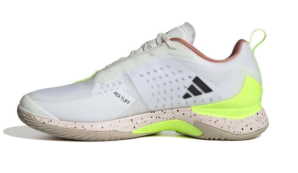 Женские Кроссовки теннисные Adidas Avacourt - white/core black/lucid lemon