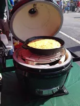 Керамический гриль Big Green Egg 2XL (самый большой) на модульной подставке, 73 см