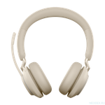 Jabra Evolve2 65 Stereo UC беспроводная гарнитура бежевая с док-станцией ( 26599-989-988 )