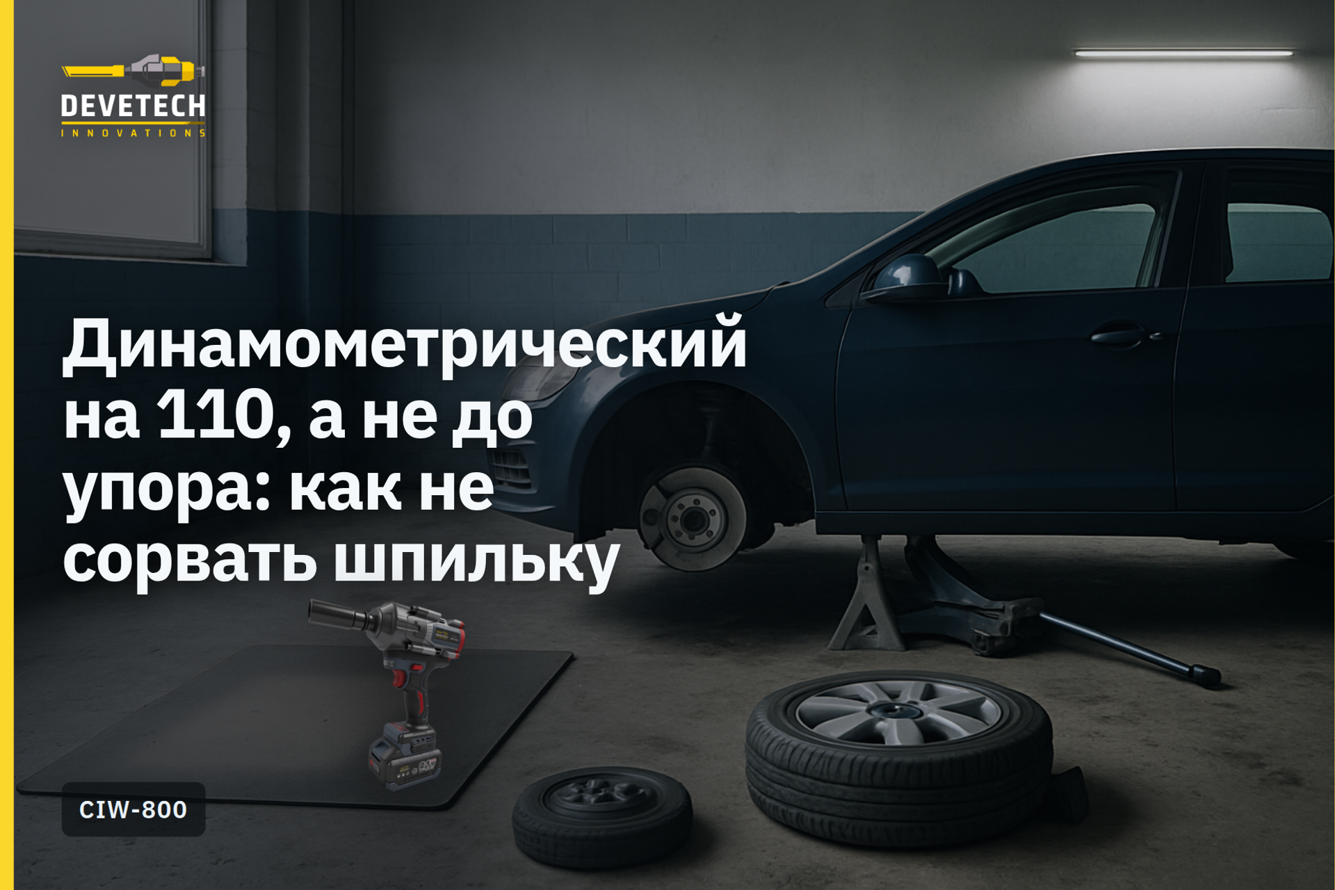 Динамометрический на 110, а не до упора: как не сорвать шпильку