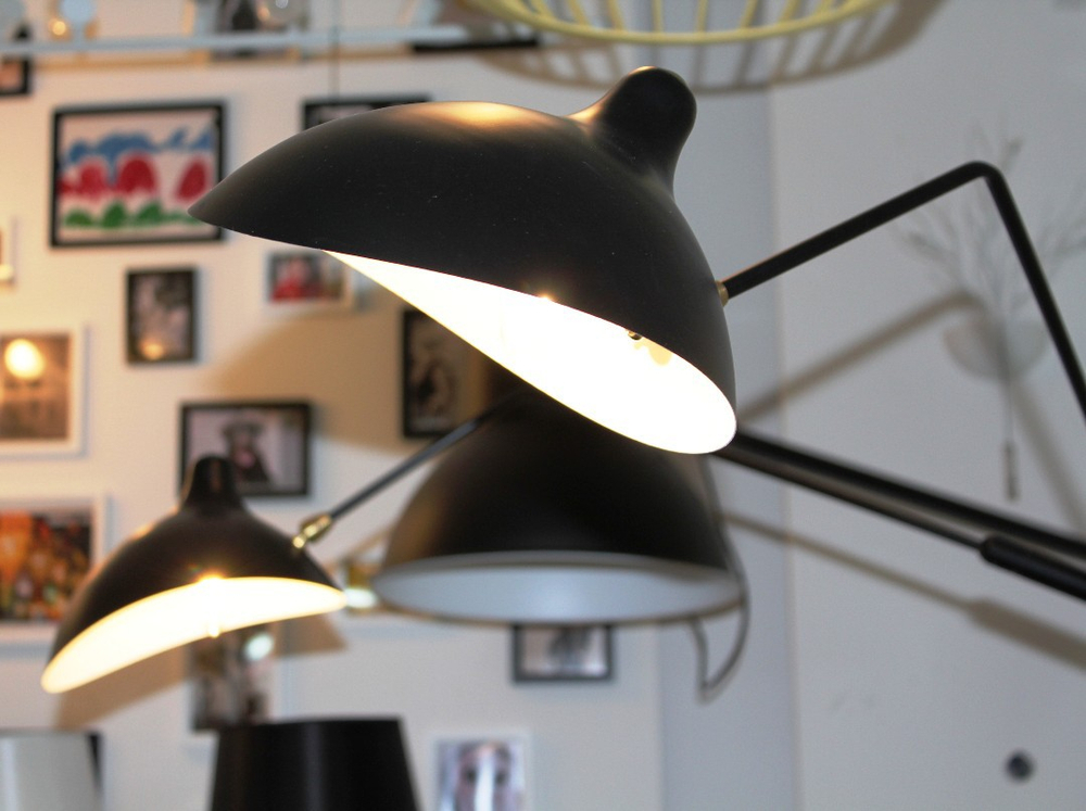 торшер  Serge Mouille floor lamp  3 Arms