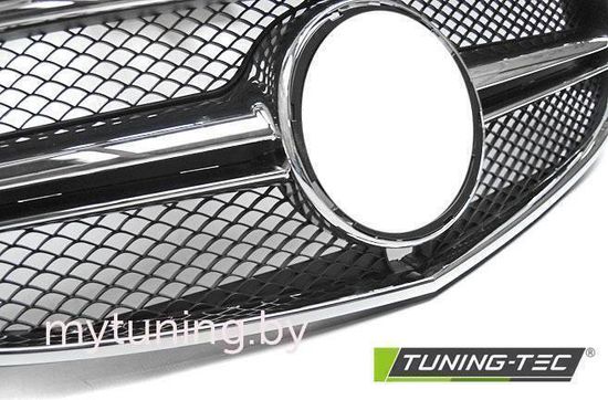 Решетка E63 AMG STYLE BLACK CHROME для Mercedes E W212 FL