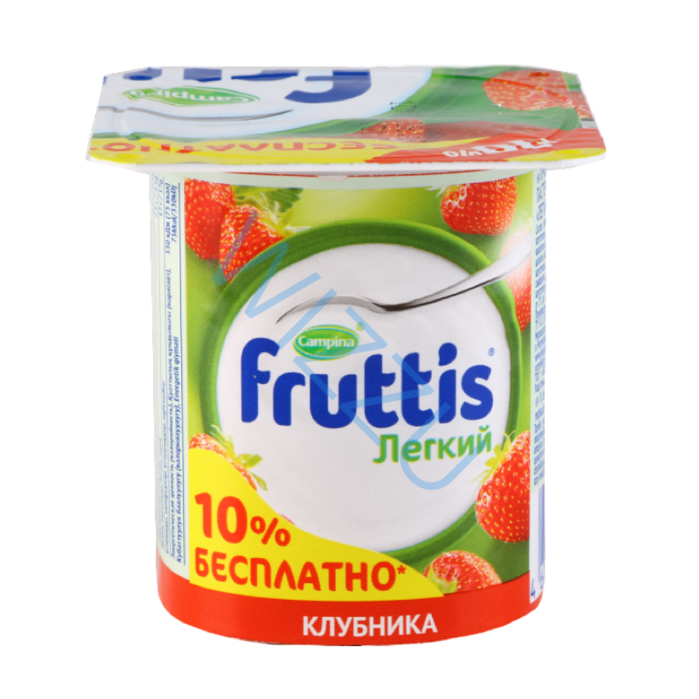 Йогуртный продукт Фруттис 0,1% 110г Клубника
