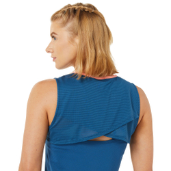 Женская теннисная майка ASICS Match Tank Top Women - Blue, Mint