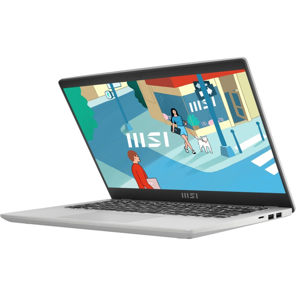 Ноутбук MSI Modern 14 C12MO-689RU Core i5 1235U 16Gb SSD512Gb Intel Xe graphics 14" IPS FHD (1920x1080) Win11 Pro, silver