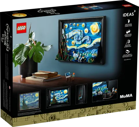 Конструктор LEGO Ideas 21333 Винсент Ван Гог: Звёздная ночь