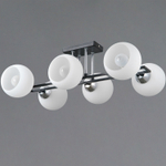 IL0791-6CSQ-25 BK CR TRENTO светильник потолочный ILLUMICO, E27х6