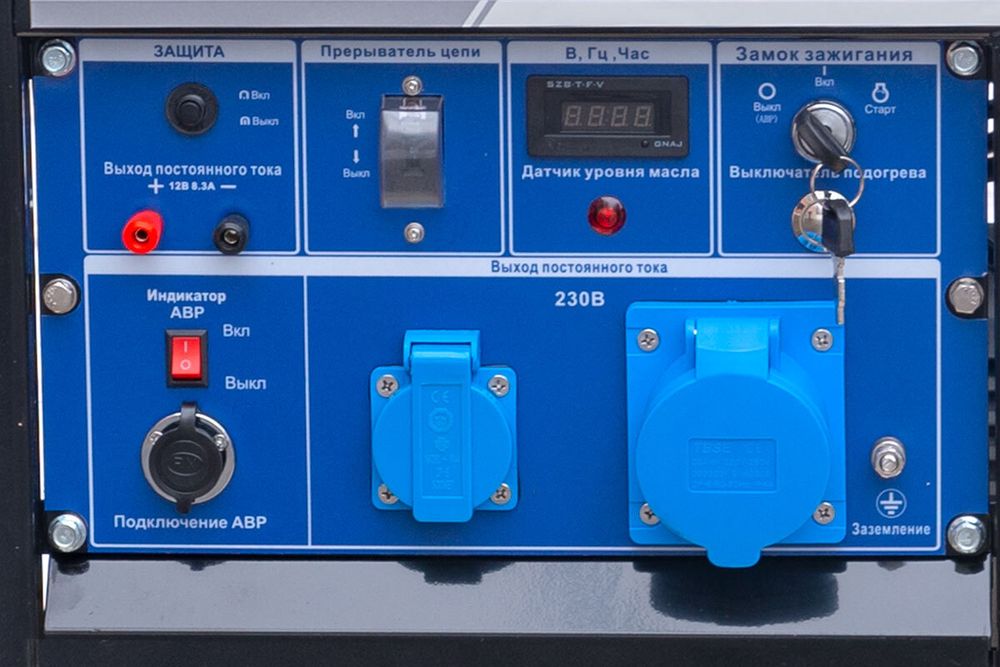 Дизель генератор TSS SDG 6000EHA - [6 кВт / 27,1 А] двигатель Lifan, эл. старт