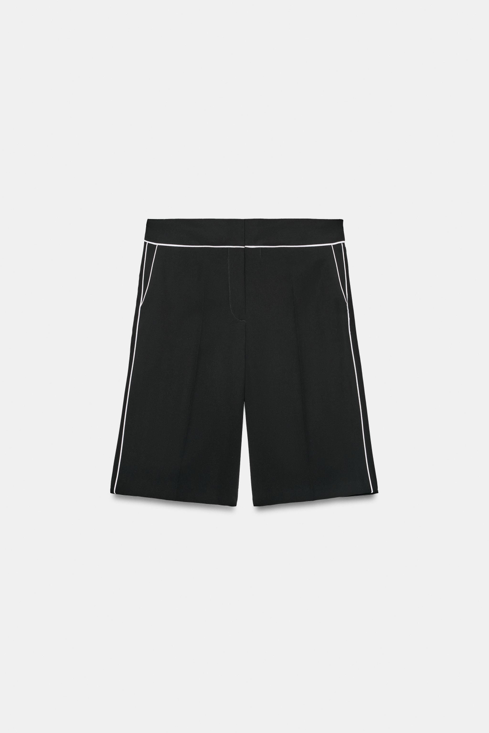 ДЛИННЫЕ ШОРТЫ С КОНТРАСТНОЙ ОТДЕЛКОЙ — ZARA