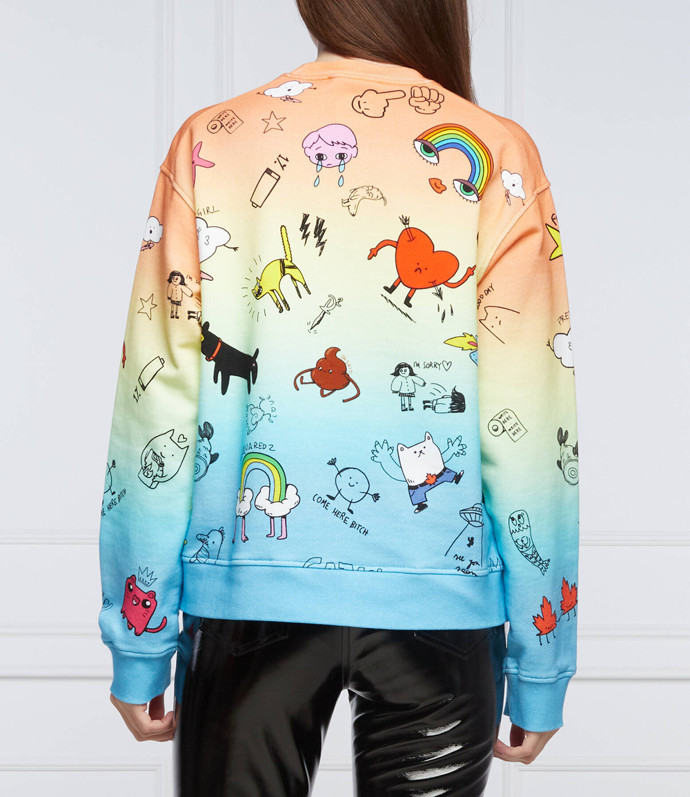 тощие cartoon cool Dsquared2 - разноцветная(S72GU0373 S25544)
