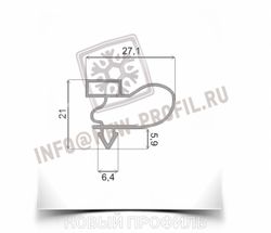 Уплотнитель для стола охлаждаемого Desmon GPZ166F размер 630*520 мм(005 АНАЛОГ)