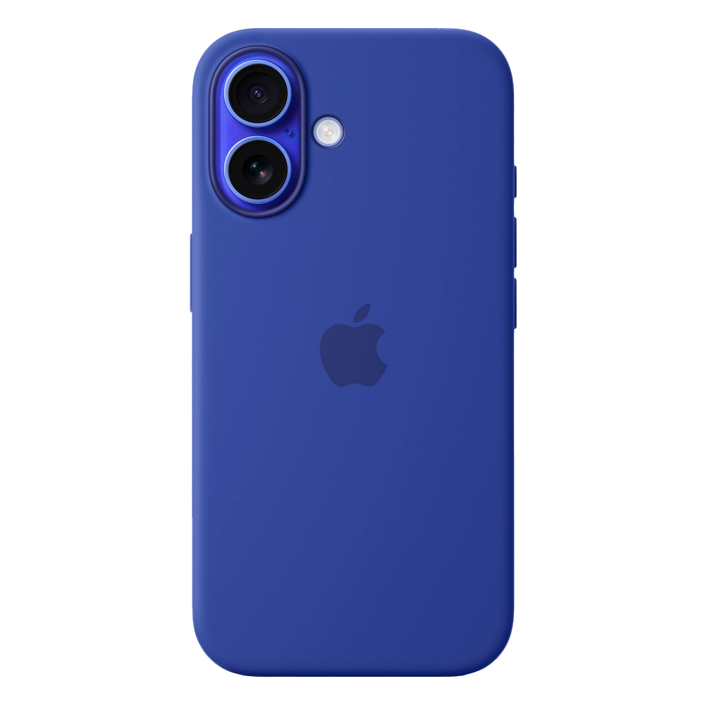 Силиконовый чехол с поддержкой MagSafe Apple Silicone Case для iPhone 16, Ultramarine (Ультрамарин)