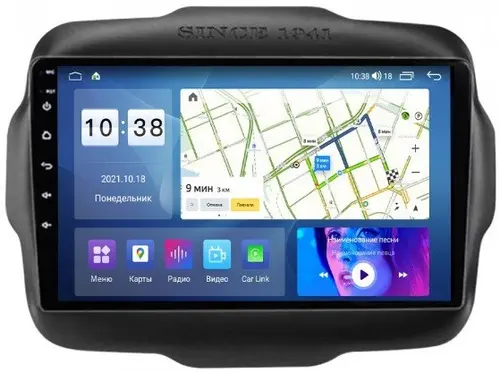 Магнитола для Jeep Renegade 2014-2021 - Parafar PF089FHD на Android 13, CarPlay, 4G SIM-слот