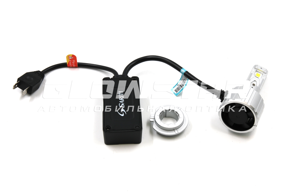 Светодиодные лампы H7 Sariti P7 с вентилятором, 12V, 70W, 5500K, CUstomizet 3570 (комплект, 2шт)