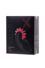Виброкольцо Erotist силикон черное 8,5 см