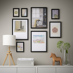 IKEA KNOPPÄNG  (ИКЕА КНОППЭНГ)  -  Рамка - чёрный 13х18 см