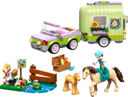 Конструктор LEGO Friends 42695 Horse & Baby Foal Trailer