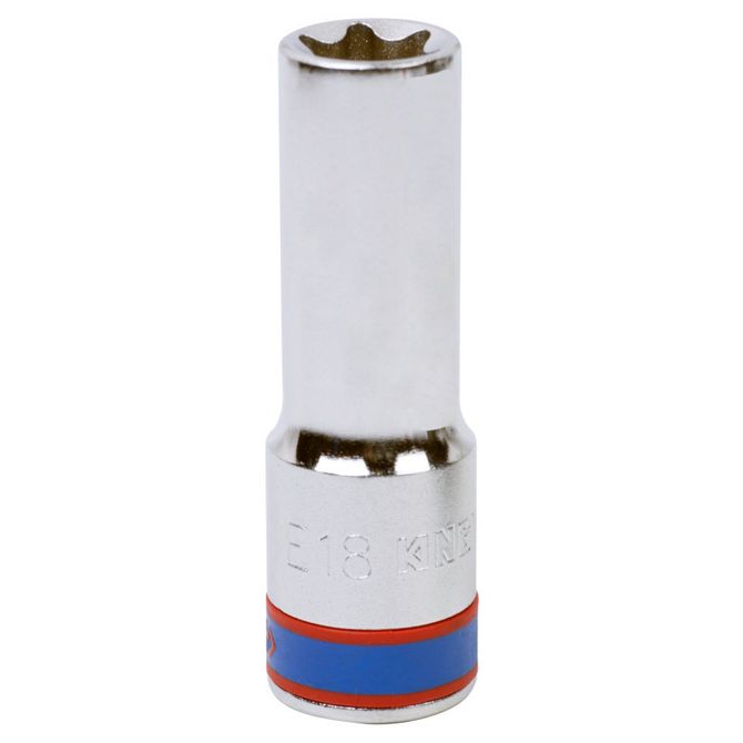 KING TONY (427518M) Головка торцевая глубокая TORX Е-стандарт 1/2", E18