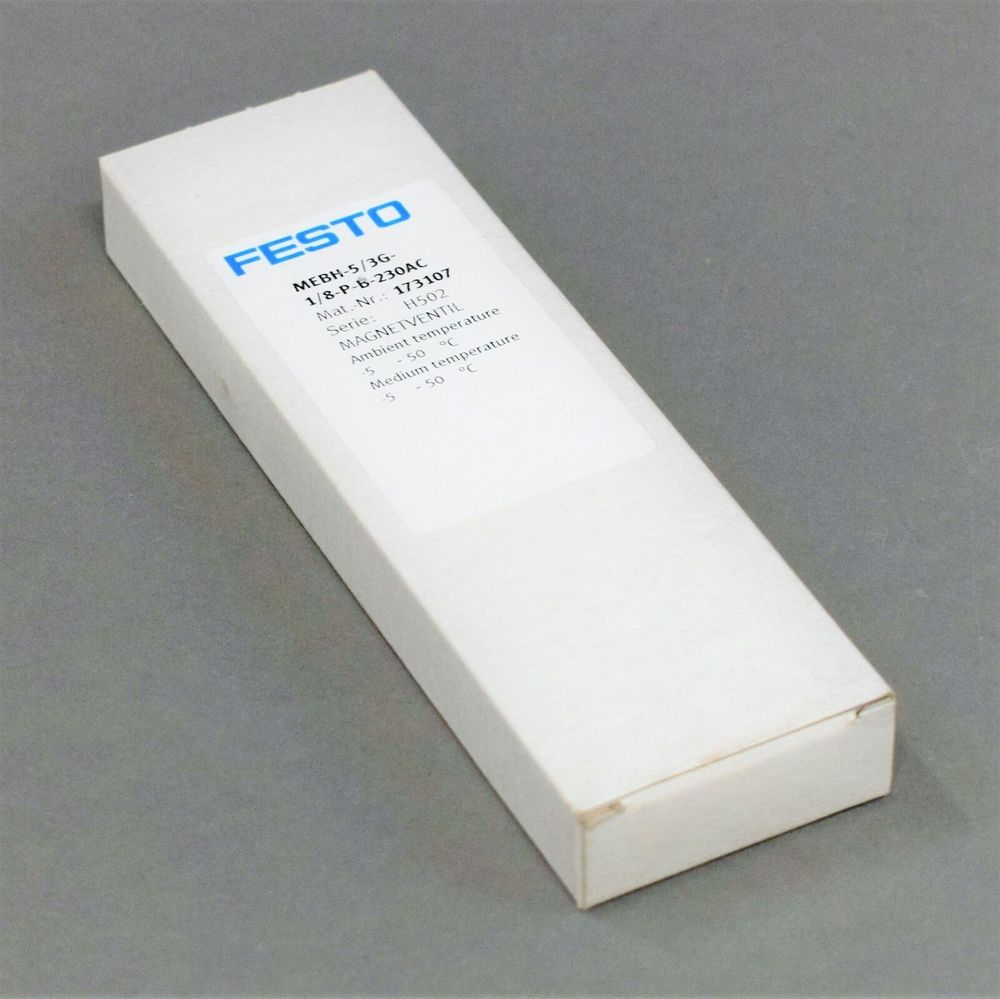FESTO MEBH-5/3G-1/8-P-B-230AC FESTO MEBH-5/3G-1/8-P-B-230AC