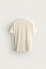 БАЗОВАЯ ФУТБОЛКА С НЕОБРАБОТАННЫМИ КРАЯМИ — ZARA