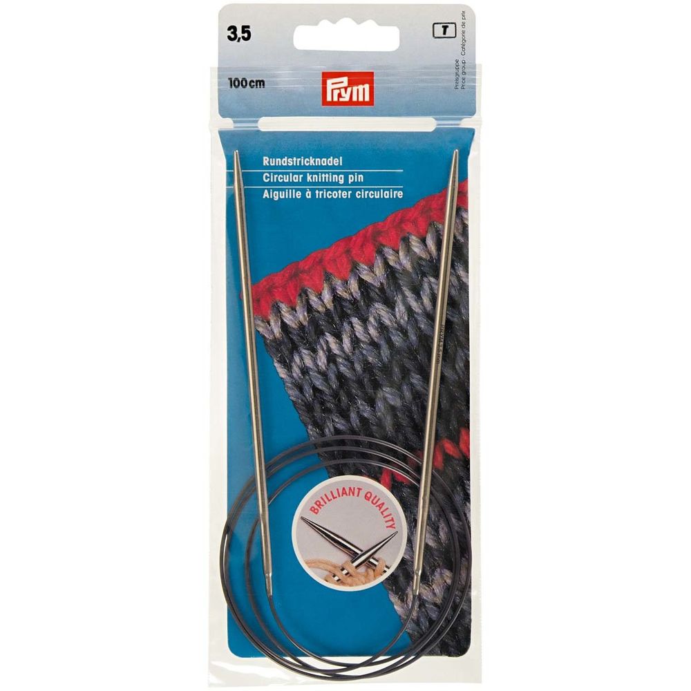 Спицы круговые Prym ⌀3,5 мм, 100 см