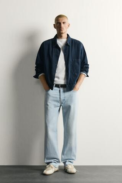 ДЖИНСЫ STRAIGHT ДЛИНОЙ ДО ЩИКОЛОТКИ — ZARA · 0840/354