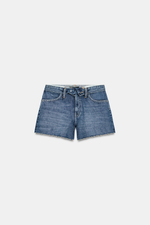 ШОРТЫ С НИЗКОЙ ПОСАДКОЙ И ОТВОРОТАМИ — ZARA