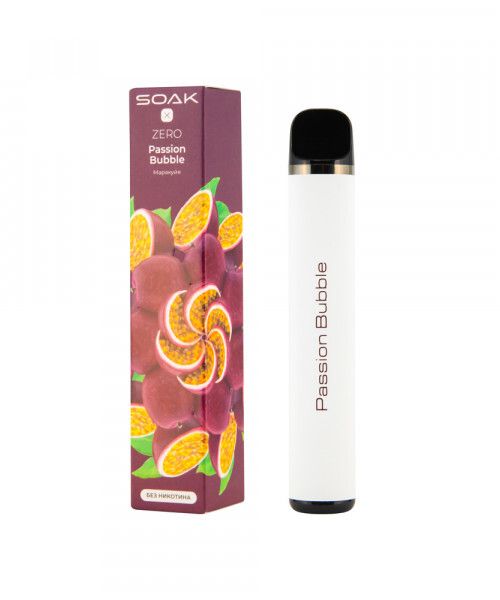 Купить Одноразовый Pod Soak X ZERO - Passion Bubble (1500 затяжек)