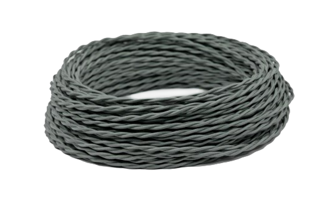 Ретро провод витой Графит Interior Wire Twist Магус ТМ ПВР-ГРФ / 3х4