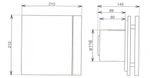 Накладной вентилятор Soler & Palau SILENT-200 CZ DESIGN-3С SILVER