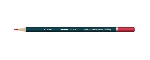 Карандаш акварельный художественный заточенный, 6 шт, 319 Розовый хинакридон (Quinacridon rose), Vista-Artista Gallery VGWP