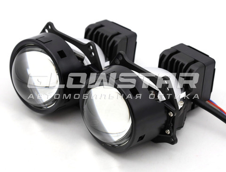 Билед модули Aozoom K3 Dragon Knight New DK200 (III поколение) 3.0 дюйма, 2 чипа, 5500K, 12V, 50W/60W, крепление 3R (комплект, 2шт)