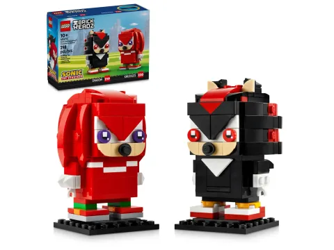 Конструктор LEGO BrickHeadz 40672 Ежик Соник: Наклз и Шэдоу