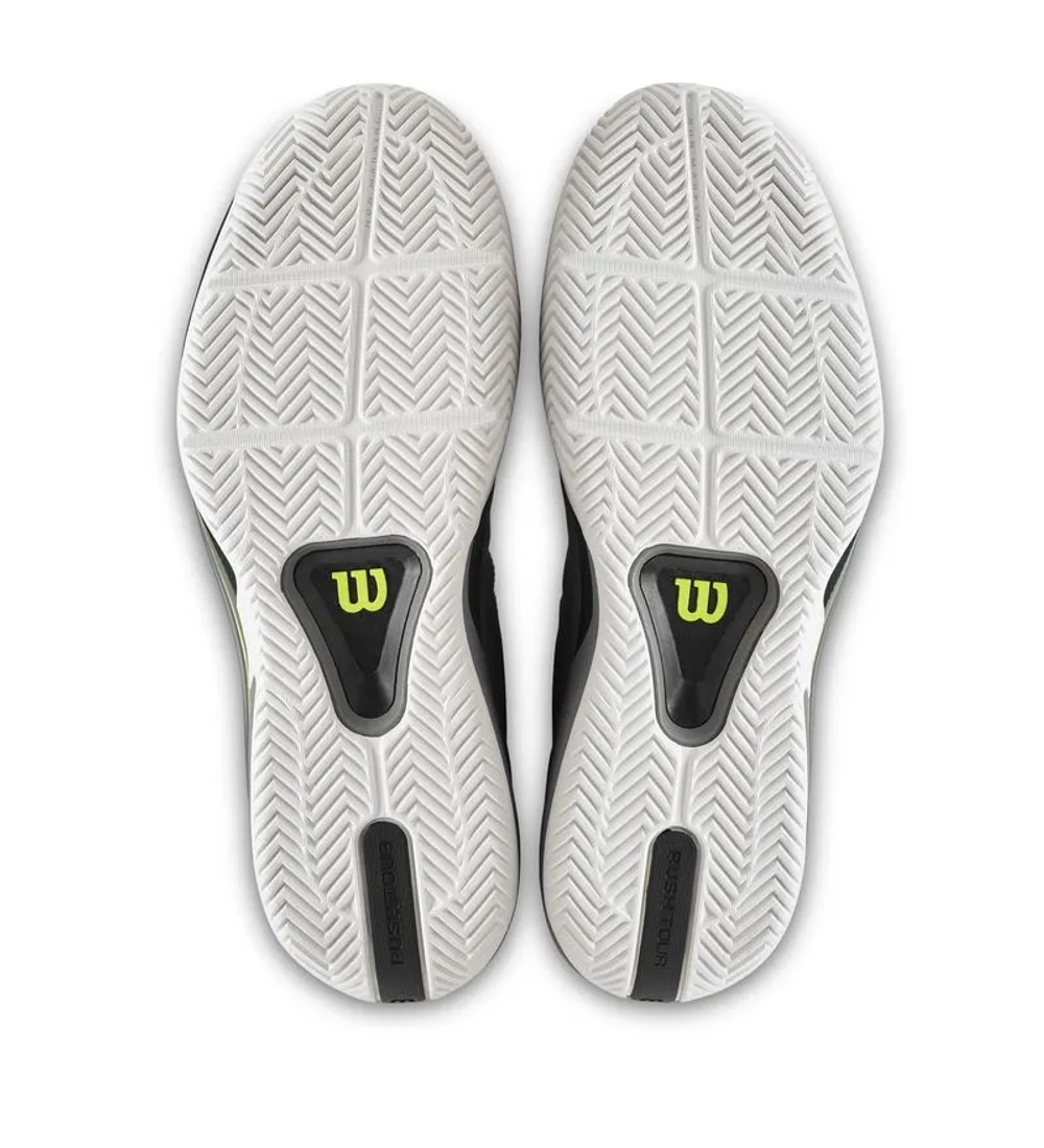 Теннисные кроссовки Wilson Rush Tour 5 - titanium/black/safety yellow