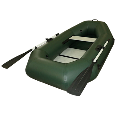 Лодка ПВХ Polar Bird Чирок Гребная PB-210Т Teal со стеклокомпозитной сланью и банкой -